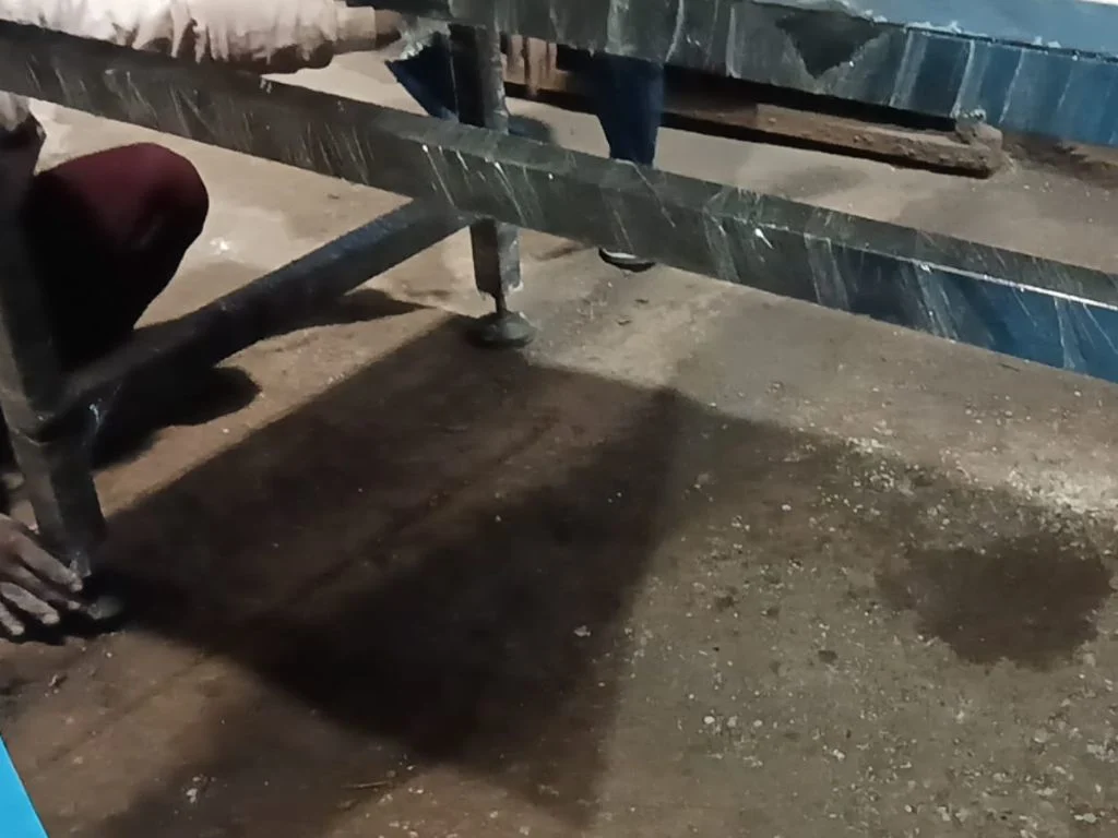 Height Adjustable Work Table - Stainless Steel Frame