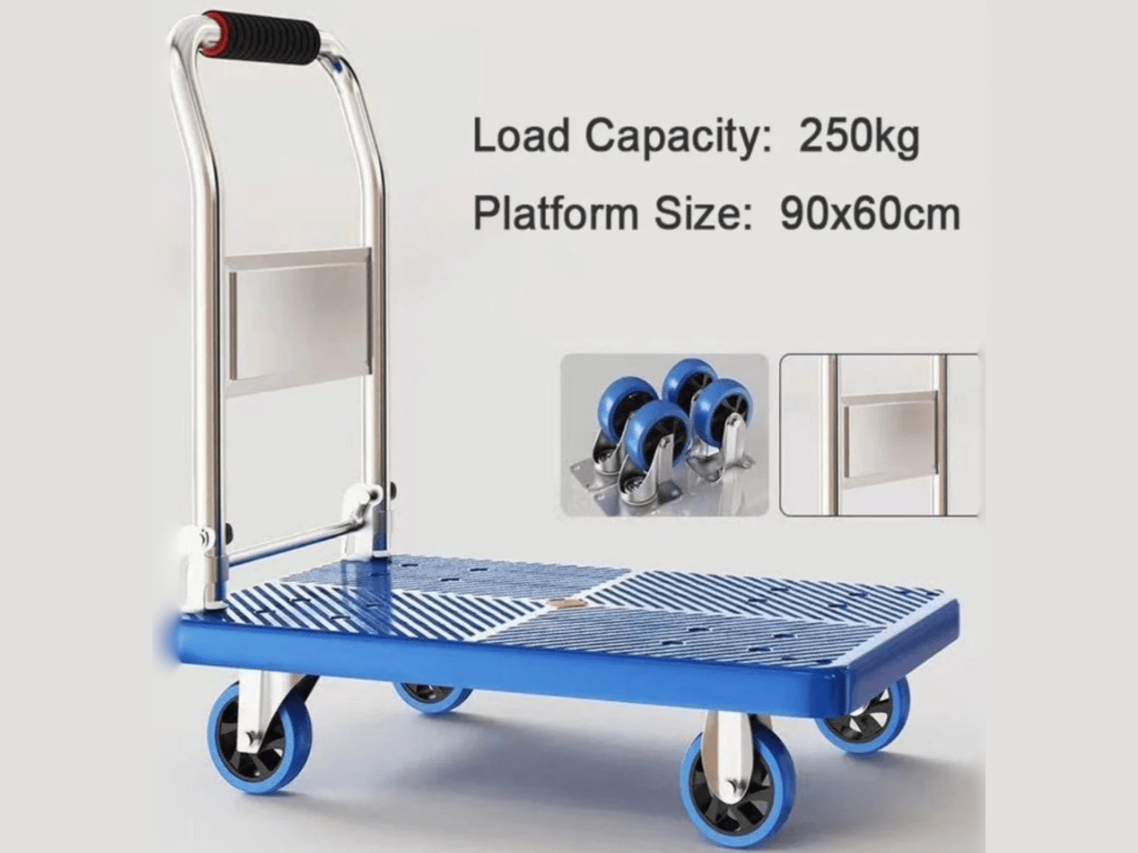 Mild steel platform trolley